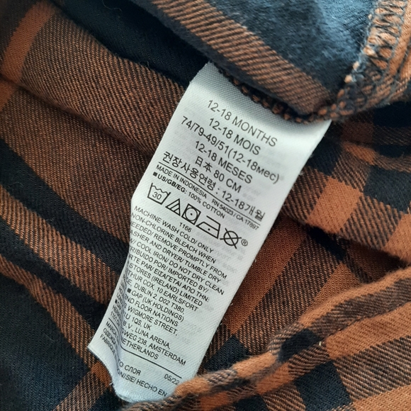 GAP Soft Flannel Dress, size 12-18 months - Picture 5 of 6